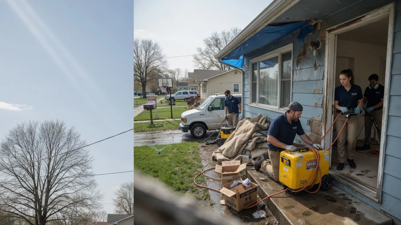 Basement Flood Cleanup in Dahinda, IL near me